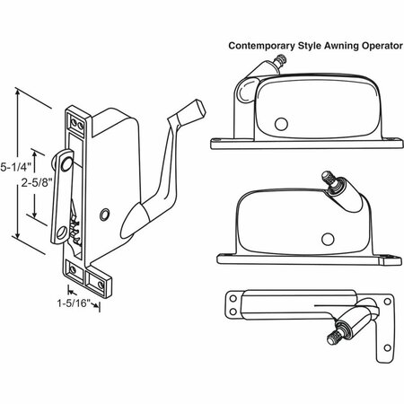 STRYBUC Awning Operator Mill 41-200P D